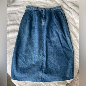 Lee Denim Skirt Pencil Skirt VTG